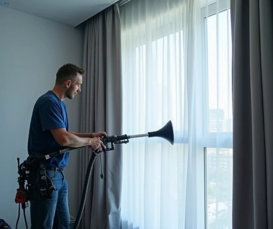 Professional curtain stain removal process equipment Matty Curtain Cleaning maddingley-vic